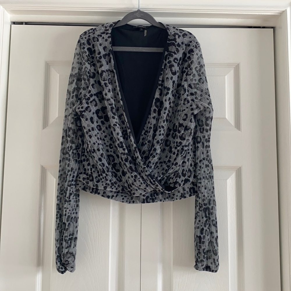 Dynamite Leopard Blouse (Size S)